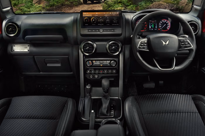 Mahindra Thar Facelift launched on Carbae the new car buying platform - interior features