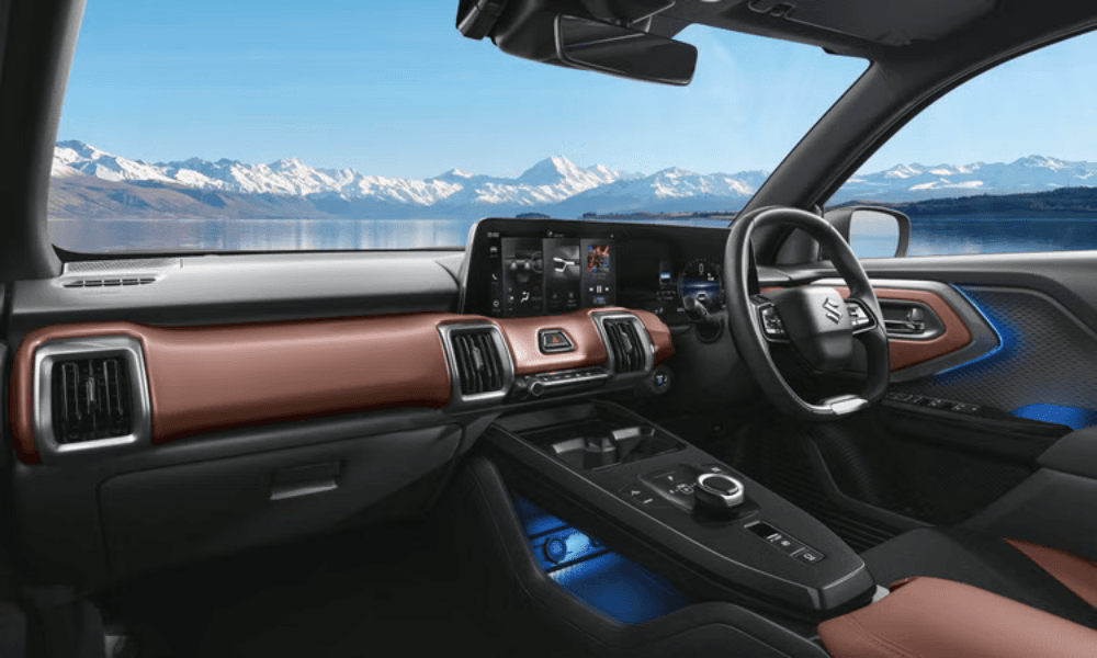 Maruti Suzuki e-Vitara launch interior details on Carbae the new car buying platform Maruti Suzuki e-Vitara interior details on Carbae the new car buying platform