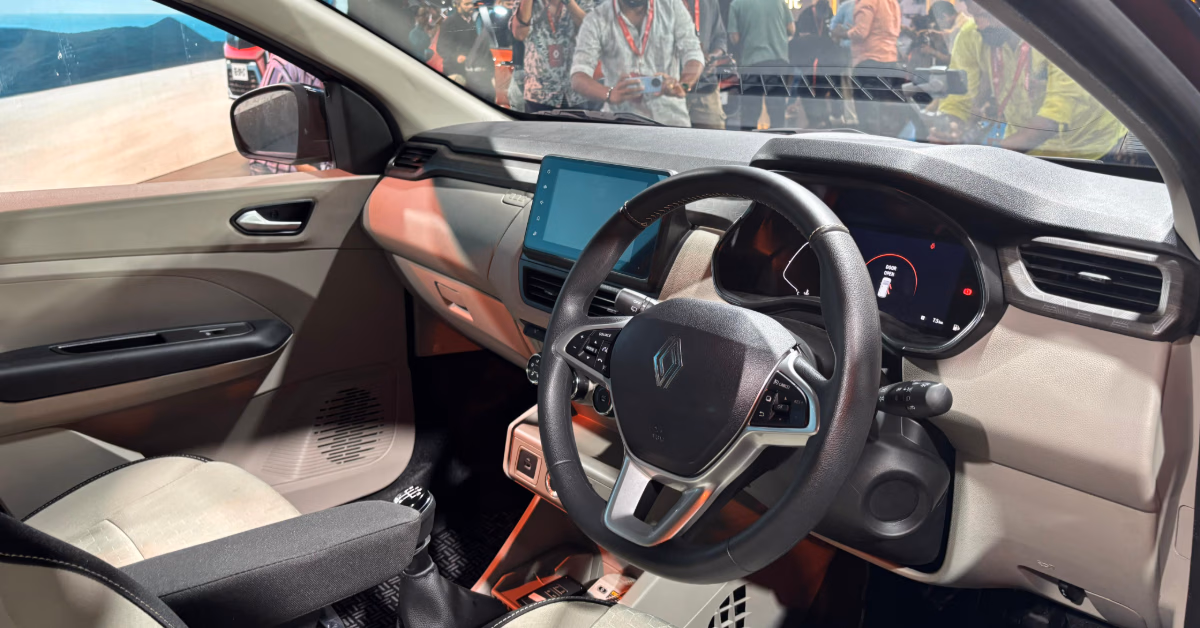 Renault Triber Interior images variants price and feature breakdown on carbae the new car buying platform