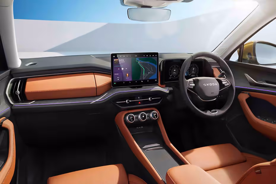 Skoda Kodiaq 2025 dashboard carbae the new car buying platform skoda kodiaq on rod price-skoda kodiaq offers-skoda kodiaq test drive booking- book skoda kodiaq online