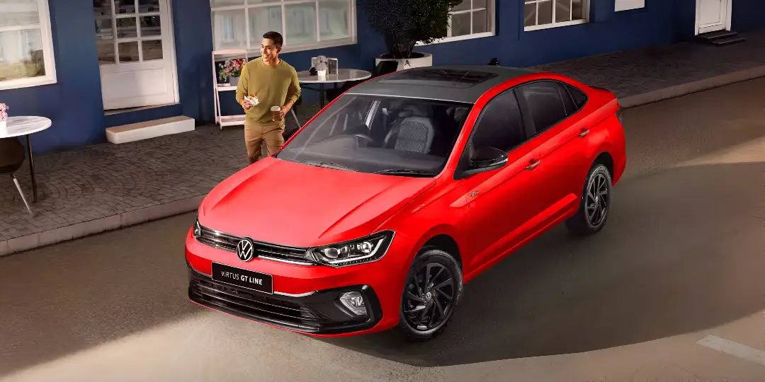 Volkswagen Virtus Limited Edition Flash Red GT Line launched on Carbae - new car buying platform
